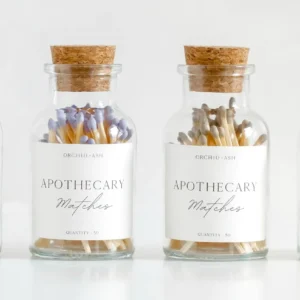 Apothecary Matches bottles image