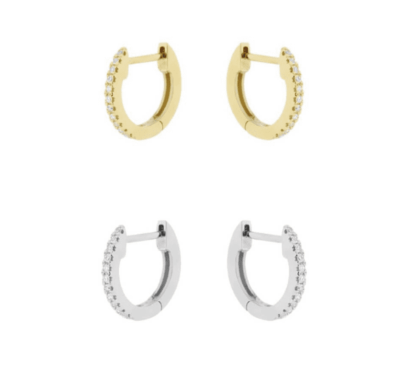 Image of gold and silver earrings