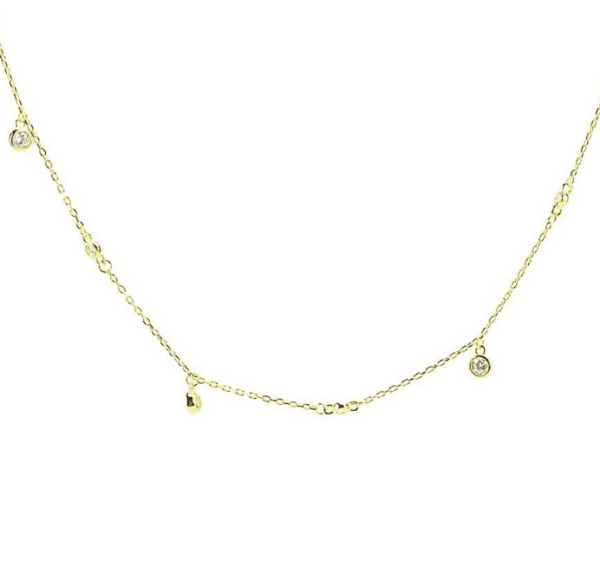 Dangling Diamond Choker