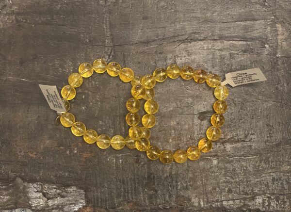 A Honey Citrine Crystal Bracelet