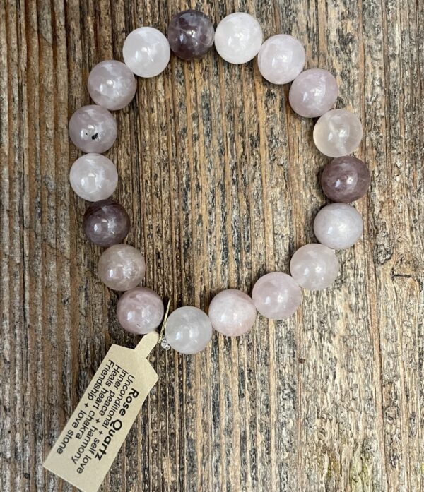 Madagascar rose quartz bracelet