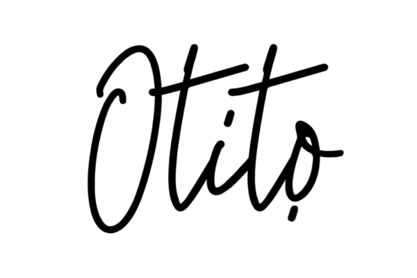 A black Otito Jewelry logo