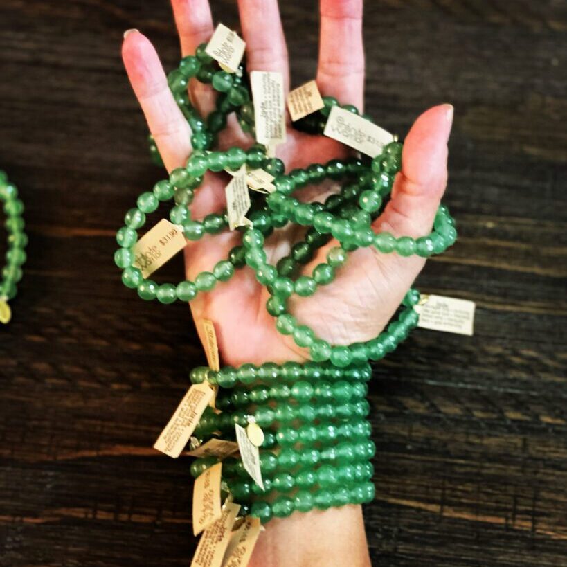 Green Jade Healing Stone Bracelet