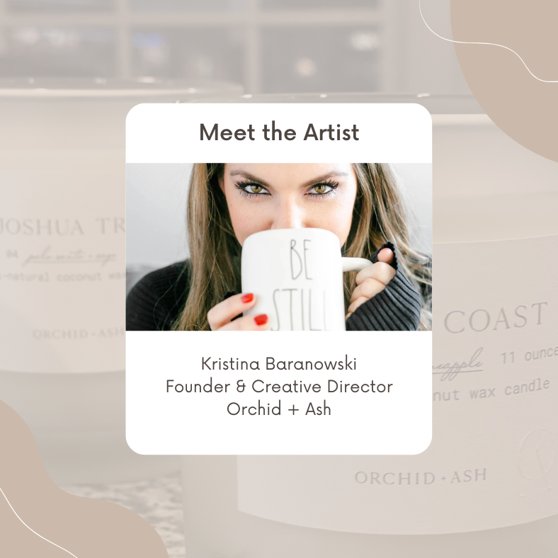 Meet the artist digital banner on the website